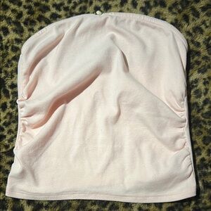 Pink Strapless Top